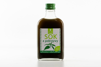 Sok z pokrzywy 12 sztuk x 200ml, naturalny 100% bez dodatków