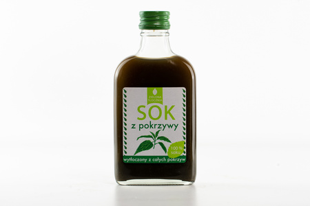 Sok z pokrzywy 200ml, naturalny 100% bez dodatków