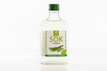 Sok z aloesu 12 sztuk x 200 ml, naturalny 100% bez dodatków, zielona tłocznia