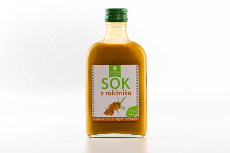 Sok z rokitnika 200ml, naturalny 100% bez dodatków