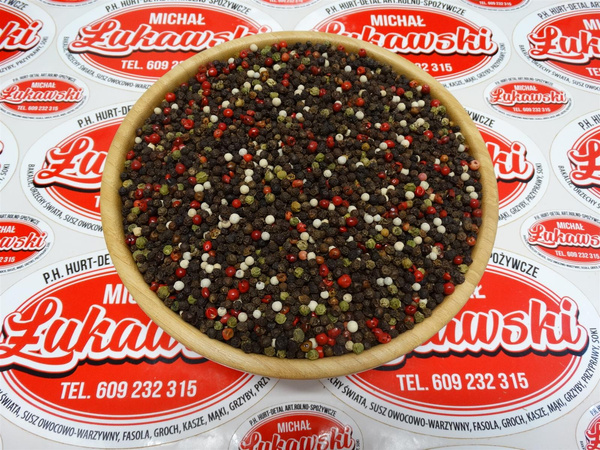 Pieprz kolorowy ziarnisty 1 kg, ziarno 