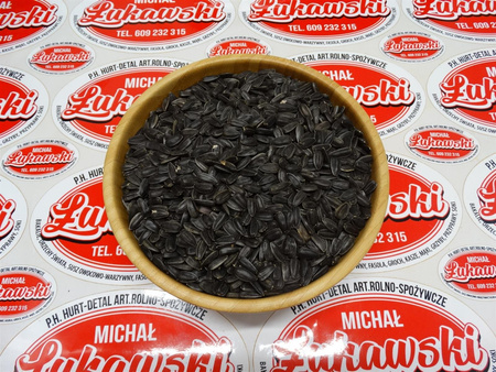 Słonecznik czarny gruby 5 kg, w łupinie