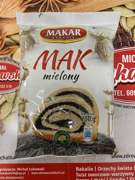 Mak niebieski mielony 200g