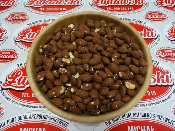 Migdały prażone 500g, prażone orzechy migdałowca