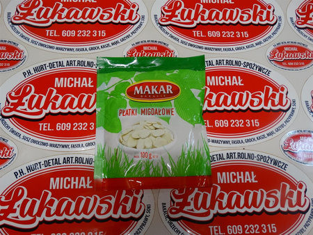 Płatki migdałowe blanszowane 0,7-0,9mm 200g