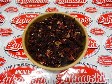 Hibiskus suszony 500g - kwiat hibiskusa