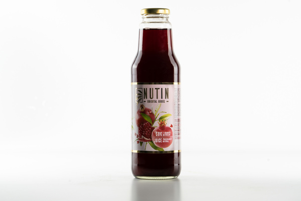 Sok z owoców granatu 6 sztuk x 750ml, Nutin