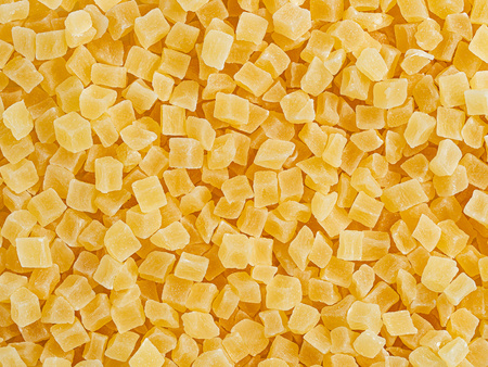 Ananas kandyzowany kostka, biała, naturalna 500g