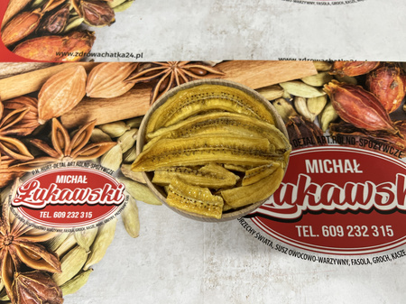 Banany suszone naturalnie Extra 1 kg, plastry bez cukru