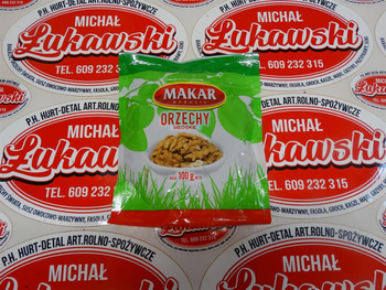 Orzechy włoskie łuskane 1 kg, około 50% połówek