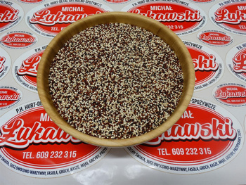 Komosa ryżowa kolorowa 1 kg, quinoa, nasiona komosy, trójkolorowa