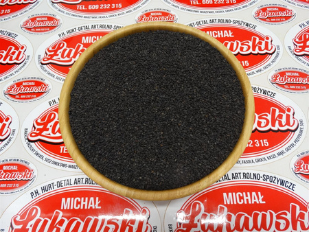 Sezam czarny łuskany 1 kg, jakość premium